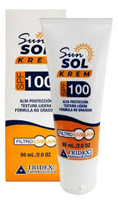 SUNSOL KREM FPS100 X 60 ML- - TRIDEX
