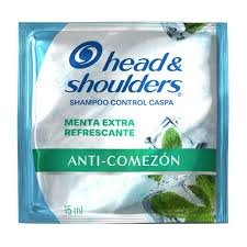 SHAMPOO HEAD Y SHOULDERS  ANTICOMEZON X 18 ML