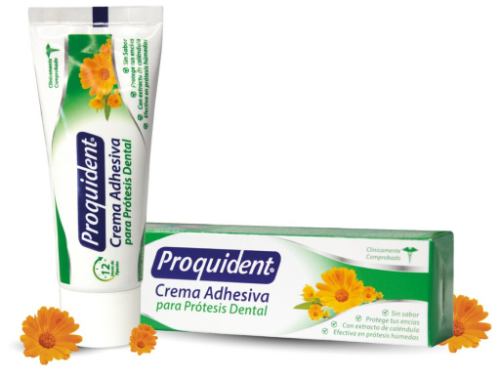 CREMA ADHESIVA PARA PROTESIS DENTAL X 25 G SIN SABOR PROQUIDENT
