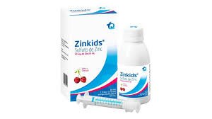 ZINKIDS (SULFATO DE ZINC) 10MG/5ML SABOR CEREZA X 120ML MK