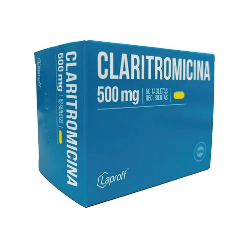 CLARITROMICINA 500 MG X 50 TAB- - LAPROFF