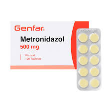 METRONIDAZOL500MG X 10 TABLETAS GENFAR