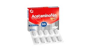 ACETAMINOFEN FORTE 500 / 65 MG MK
