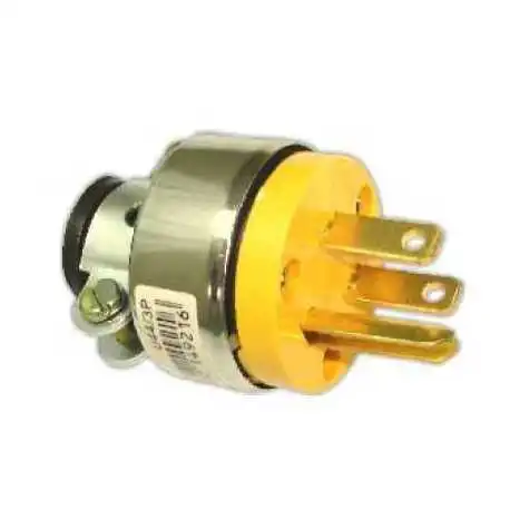 ENCHUFE METALICO MACHO 3 PINES 115V