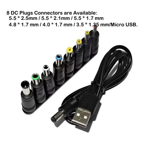 CABLE DC 8 PUNTAS