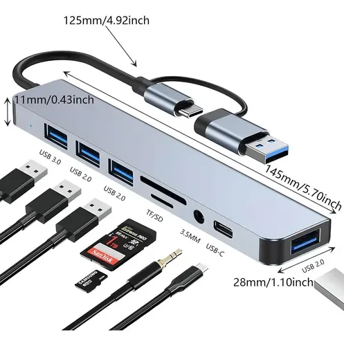 HUB 4 PUERTO USB 3.0