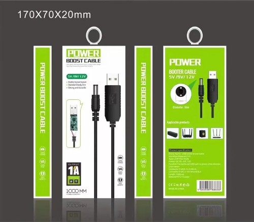 CABLE CONVERTIDOR 5V-9V-12V