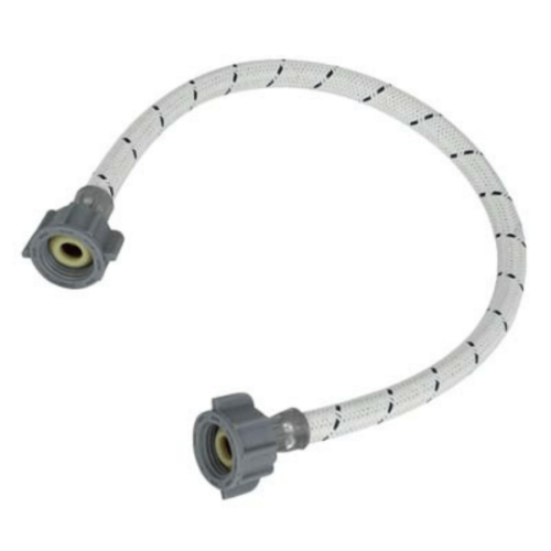 CANILLA FLEXIBLE ABASTO TEJIDA 1/2" X 1/2" 60CM