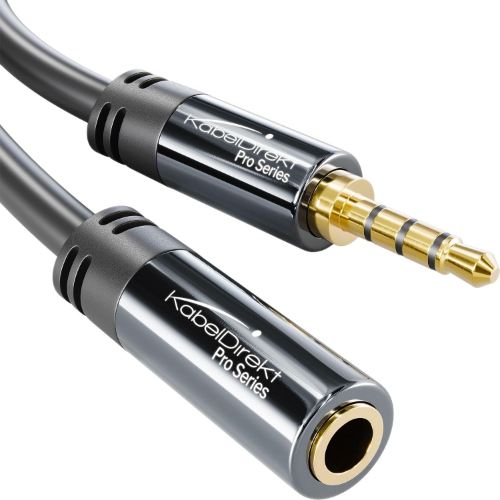 EXTENSOR AUX 3.5mm MACHO A HEMBRA 3mts