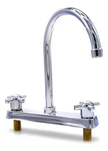 LLAVE DOBLE PARA FREGADERO 1/2" M/CRUZ GRIMAX