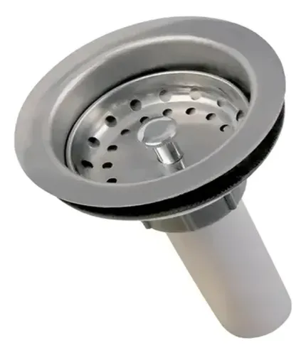 DESAGUE FREGADERO CON CANASTA Y TUBO 10CM