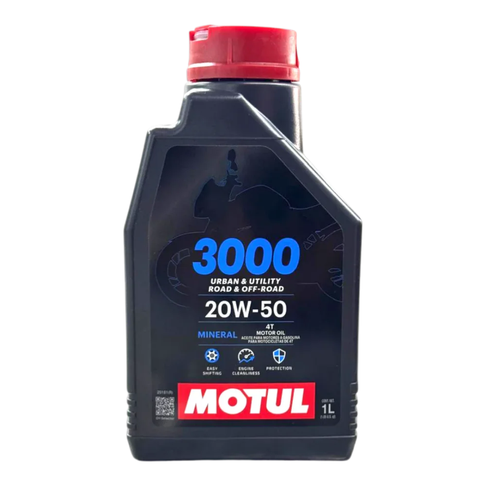 MOTUL 3000 20W-50 4T MINERAL AZUL
