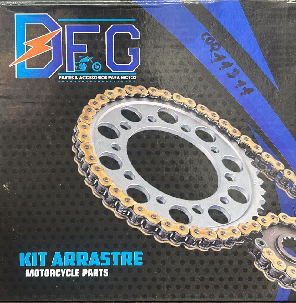 KIT ARRASTRE AKT125SL 38T-15T 428H-120L DFG