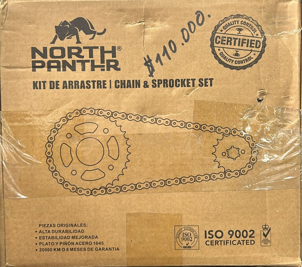 KIT ARRASTRE AKT TTR 180 39T+13T 520H 104L NP
