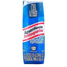 caja aguardiente azul 1050ml