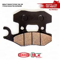 PASTILLAS PARA FRENOS AKT TTR 125 - 150 - 180 - 200 - AK 125 150 - 200  EVO R3  - RTX 180 TTX - AGILITY - TS 125 - DR 250 - 350 - GSX 125R - 150 XTZ 125 - 250 -  DT 200 FZR 250 - CBF 125 MRX