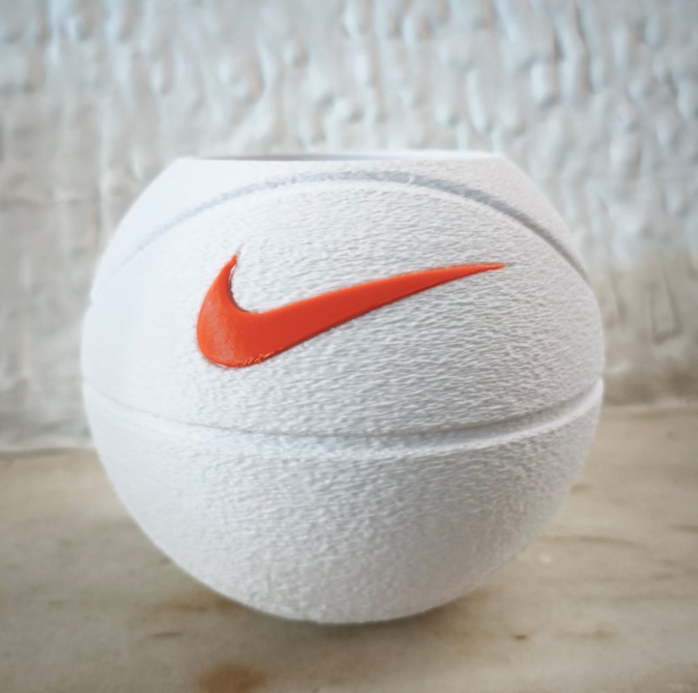 Maceta Pelota de Basketball Nike (con suculenta)