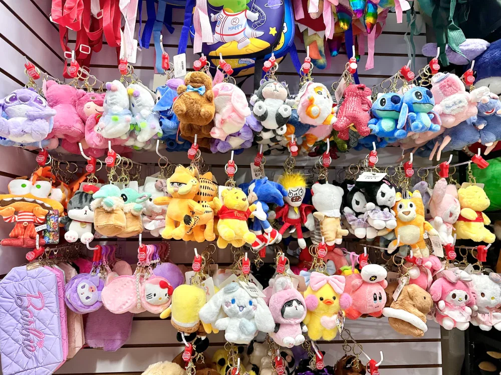 Llaveros de peluche