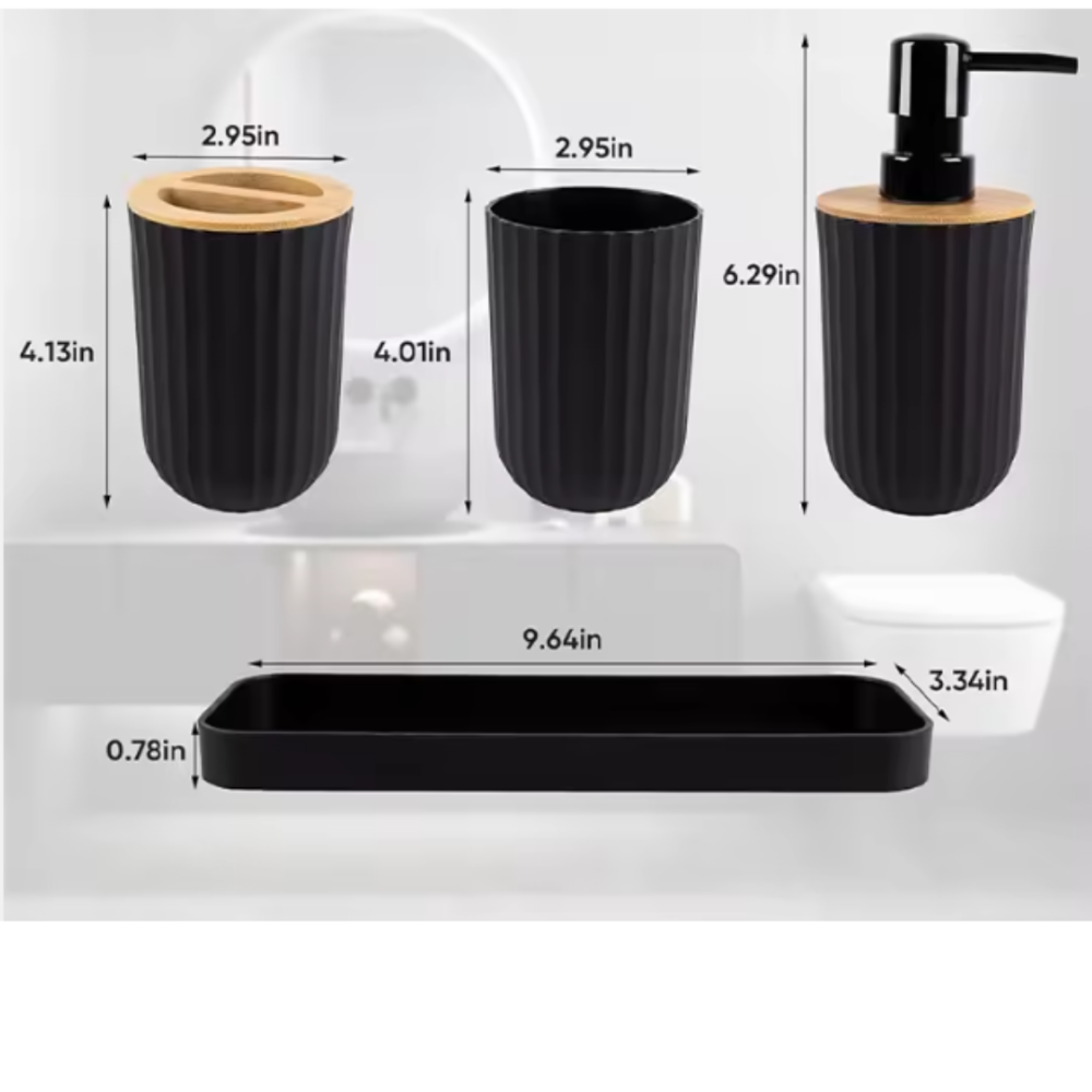 Set de Baño 4 Piezas