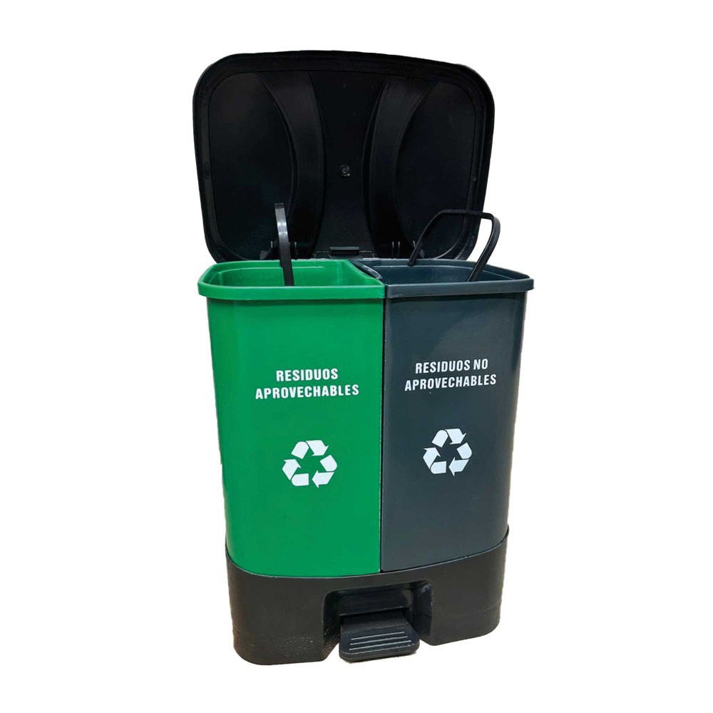 Papelere ecologica doble 10lts
