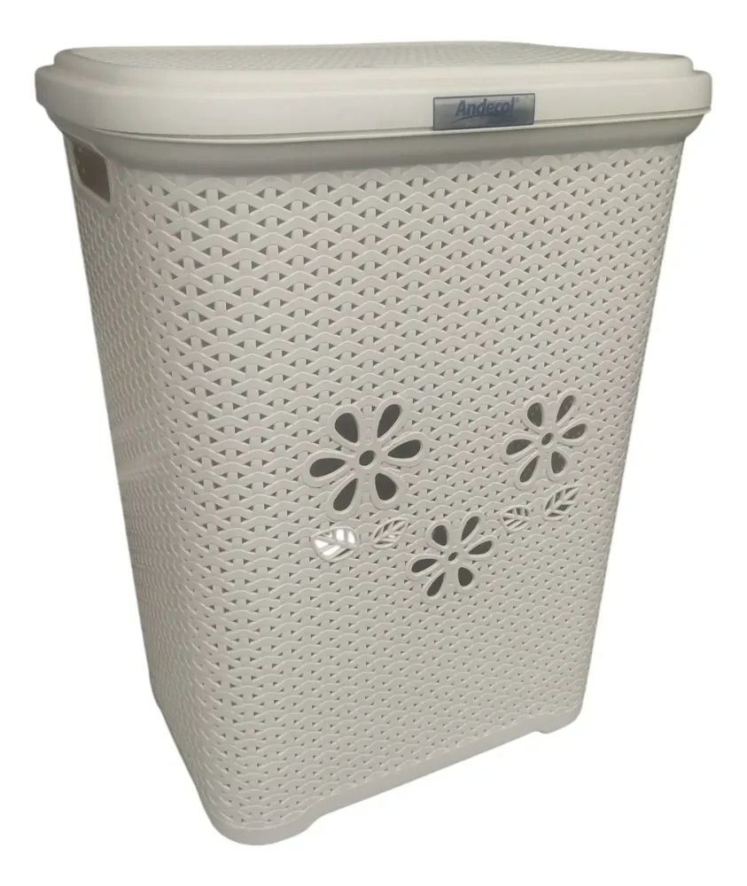 Cesta de Ropa Floral Grande