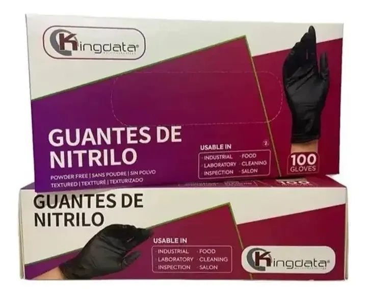 Guantes de Nitrilo Negro