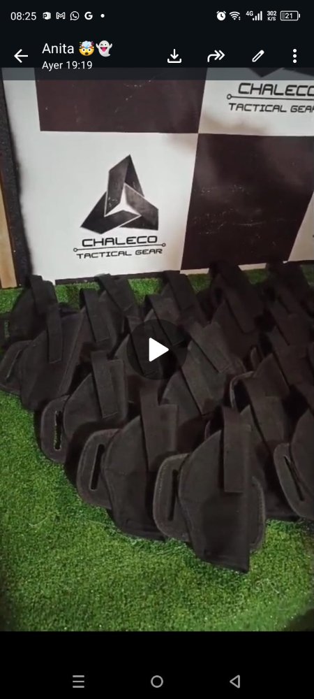 Porta Arma de Lona Derecha con velcro