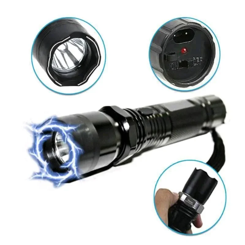 Linterna con Descarga Electrica