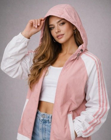 Campera Rompeviento Tiras