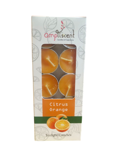 VELAS AROMATICAS AMPLISCENT NARANJA CITRUS