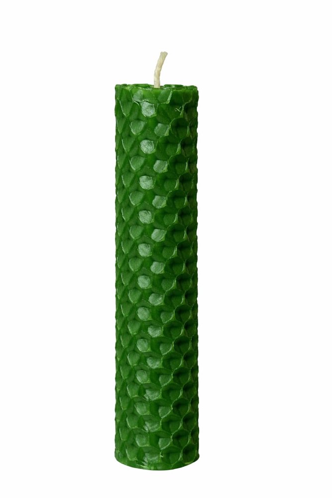 vela de miel verde 10 x 2