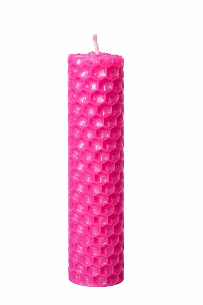 Vela de miel rosa 10x2