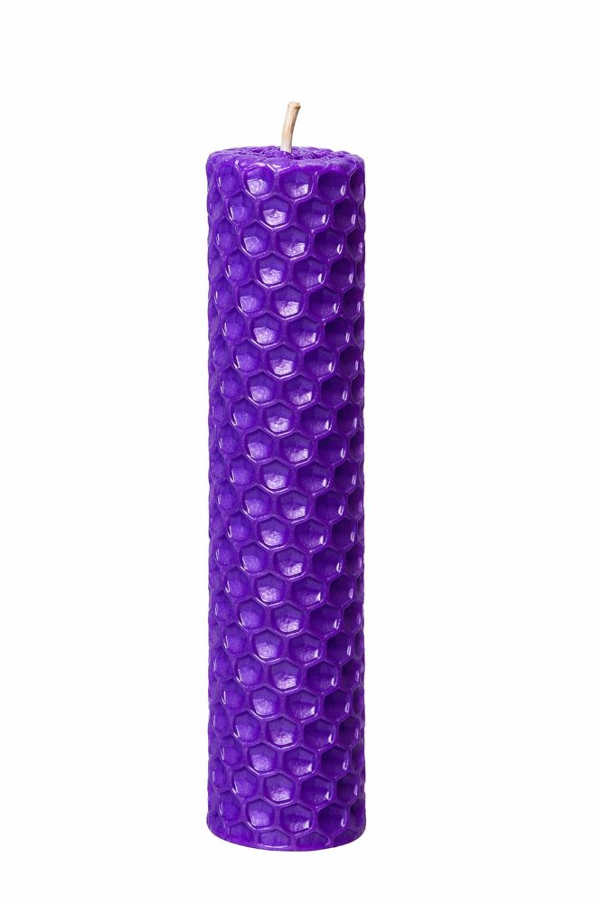 Vela de miel violeta 10 x 2