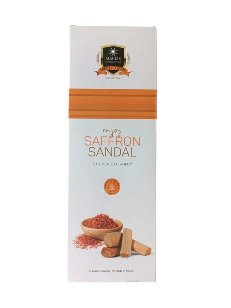 INCIENSO SAFFRON SANDAL ALAUKIK 90 GR