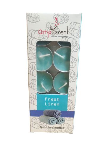 VELAS AROMATICAS AMPLISCENT ROPA DE CAMA FRESCA