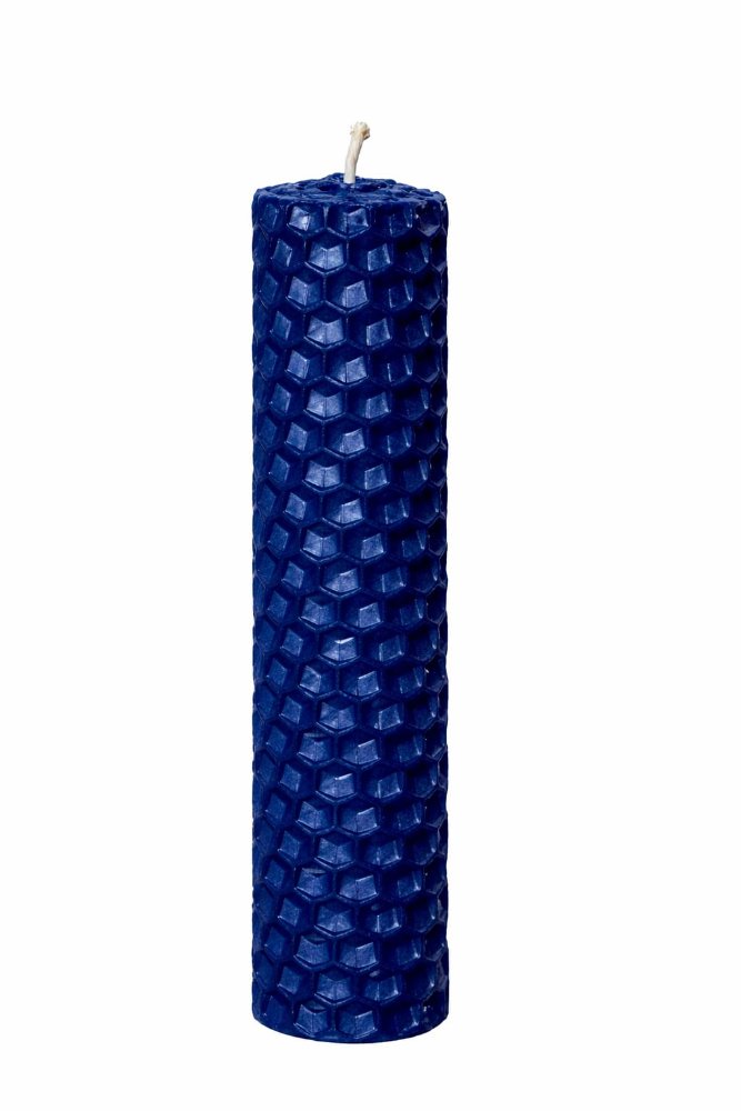 Velas de miel azul 10 x 2