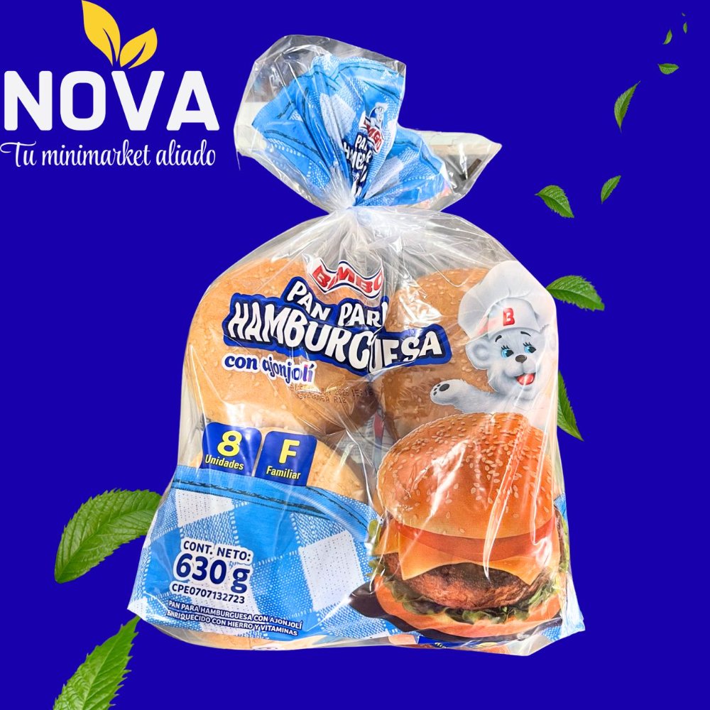 PAN HAMBURGUESA BIMBO 8UND
