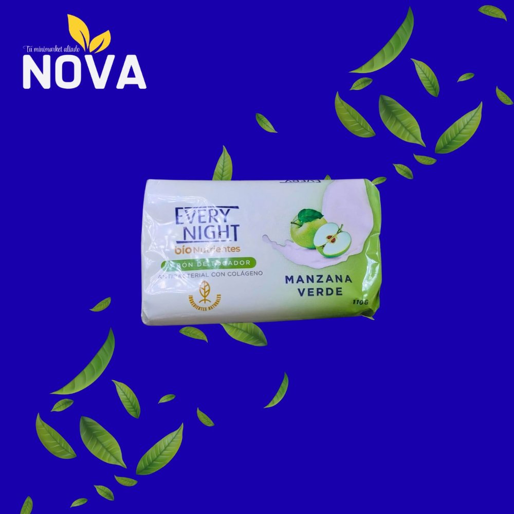 JABON EVERY NIGHT MANZANA VERDE 1.6$