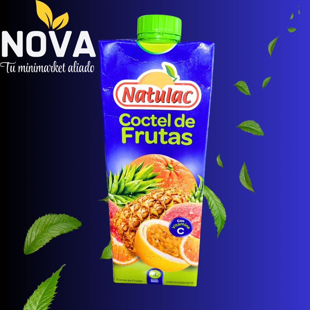 JUGO NATULAT COCTEL FRUTAS 1 LITRO