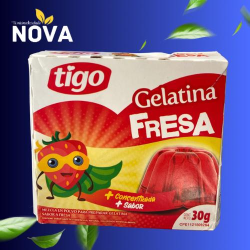 GELATINA TIGO FRESA 30GR