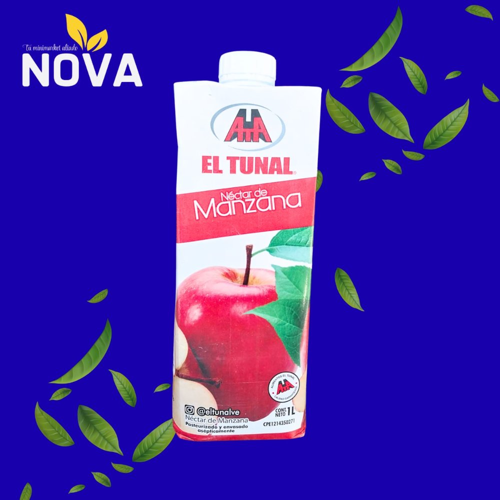 JUGO TUNAL MANZANA LITRO