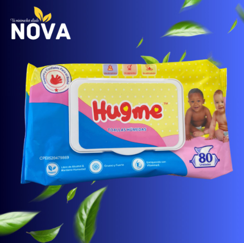 TOALLA HUMEDAD HUGME 80UND