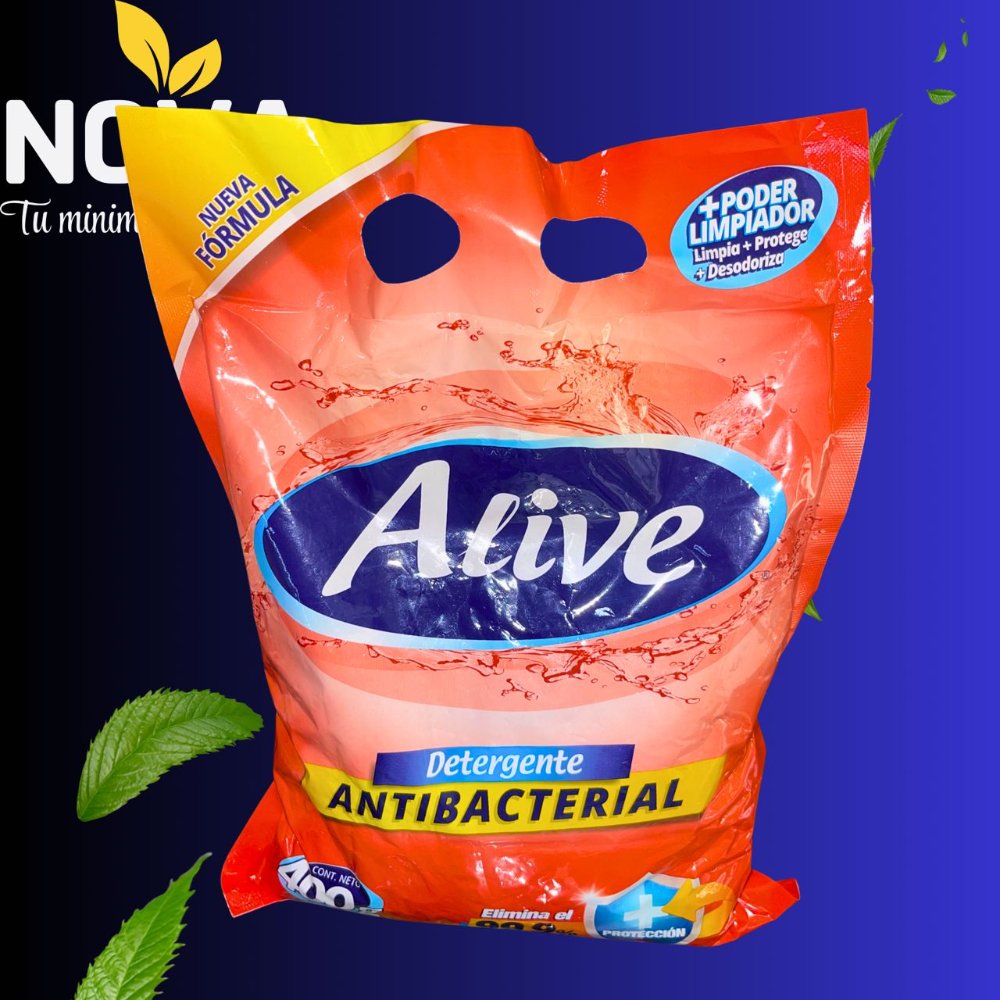 DETERGENTE ALIVE 400GR ANTIBACTERIAL