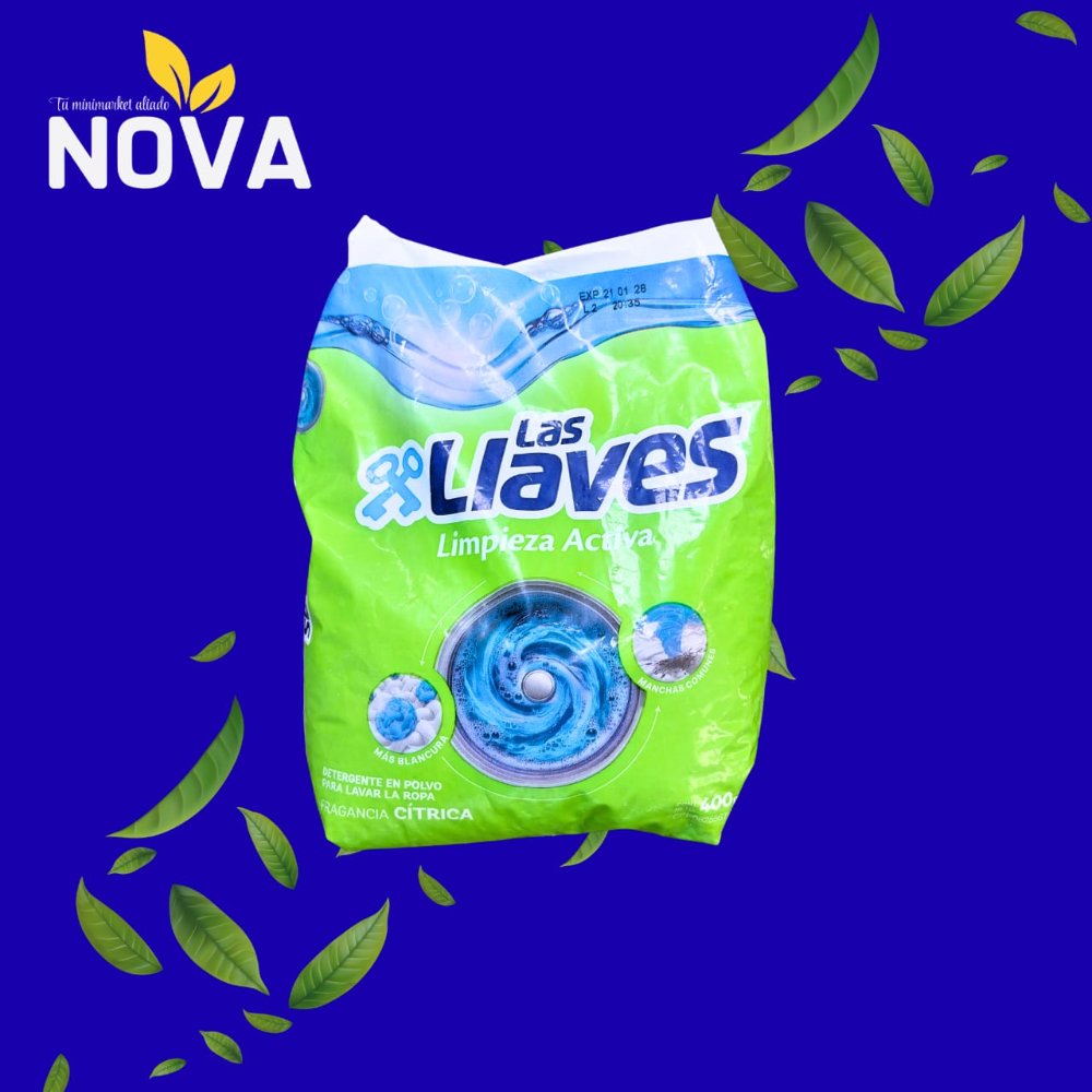 DETERGENTE LAS LLAVES CITRICA 400GR