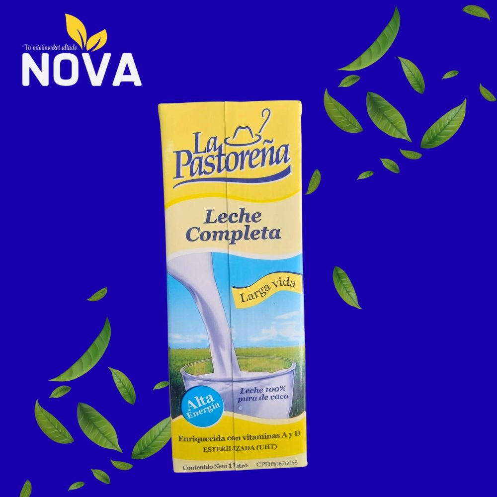 LECHE COMPLETA   LA  PASTOREÑA 1LITRO
