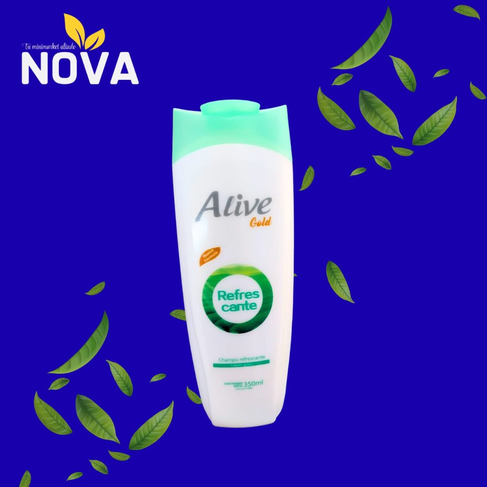 SHAMPOO ALIVE GOLD 350ML 2,5$