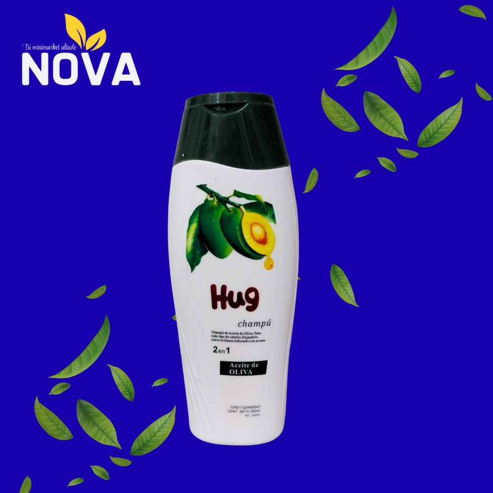 SHAMPOO HUG 400ML ACEITE DE OLIVA 2$