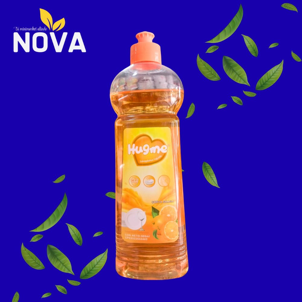 LAVAPLATO LIQUIDO HUGME 500ML 1,8$