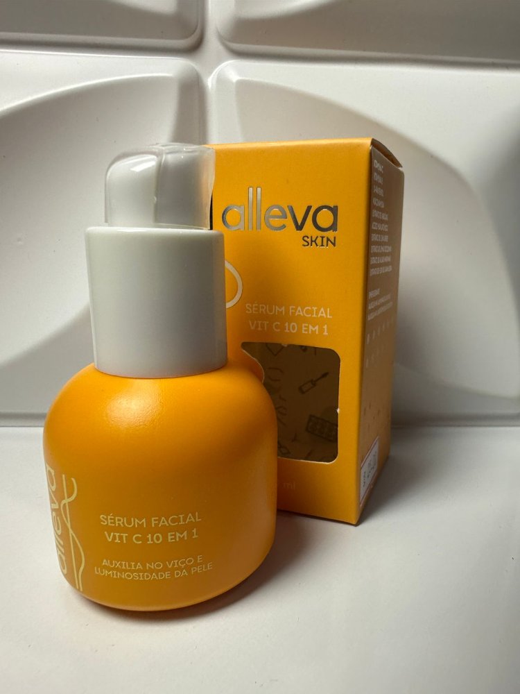 Alleva Vit C 10 em 1 sérum facial