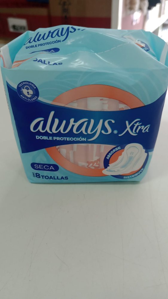 Always toallitas femeninas seca 8 u